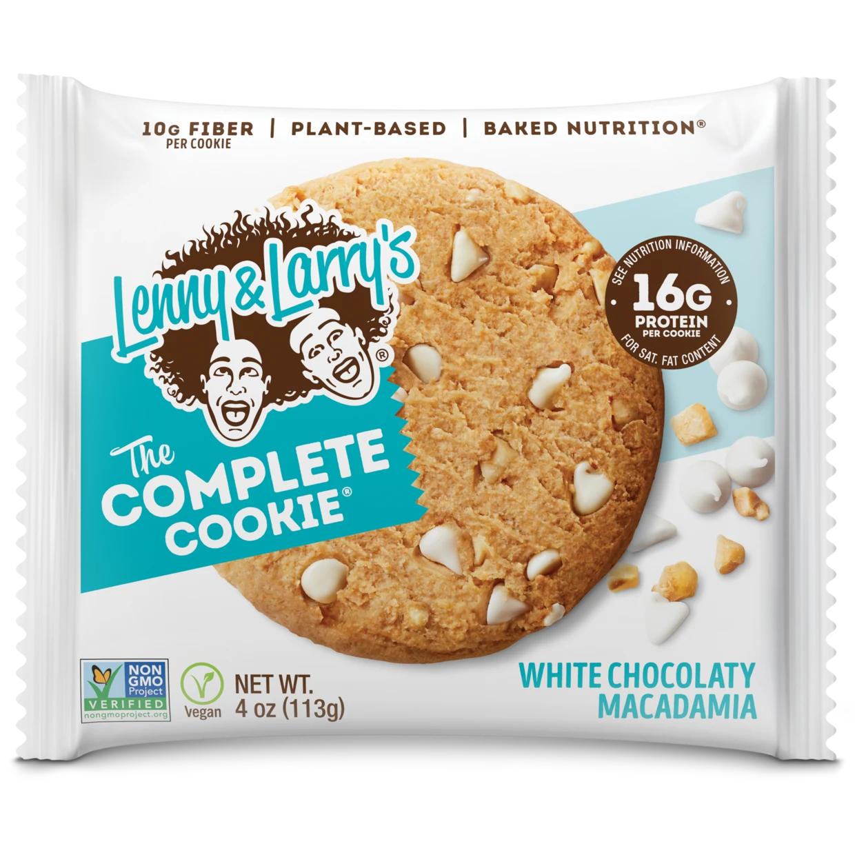 Lenny &amp; Larry's White Chocolate Macadamia 4oz