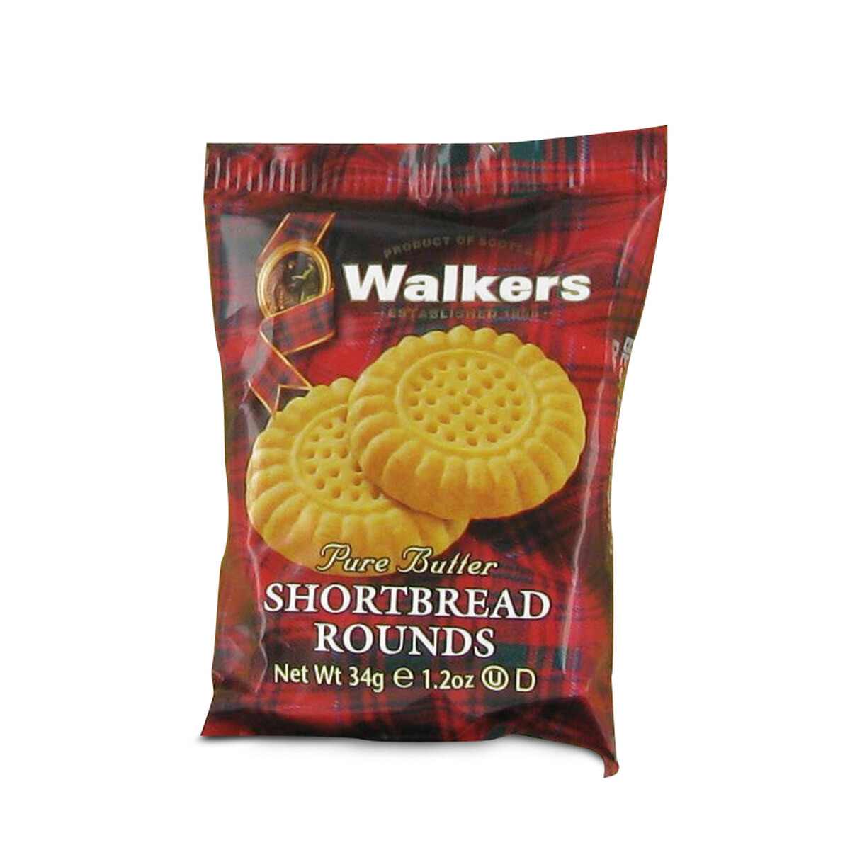 Walkers Shortbread Rounds 1.2oz 2pk