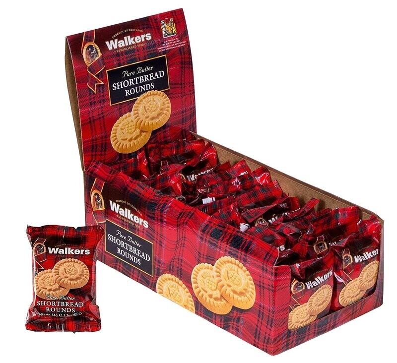Walkers Shortbread Rounds 1.2oz 2pk