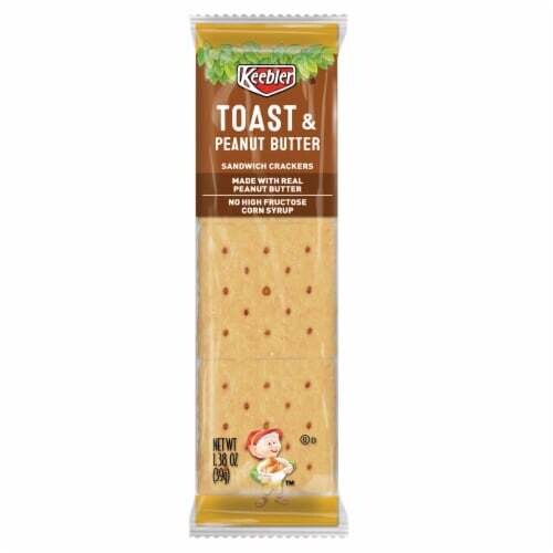 Keebler Toast &amp; Peanut Butter Crackers 1.38oz (8ct)