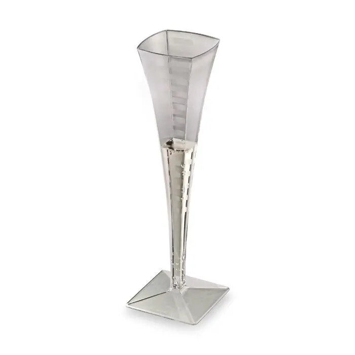 Emi Yoshi Square Champagne Flute 5oz Clear