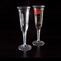 Emi Yoshi Square Champagne Flute 5oz Clear