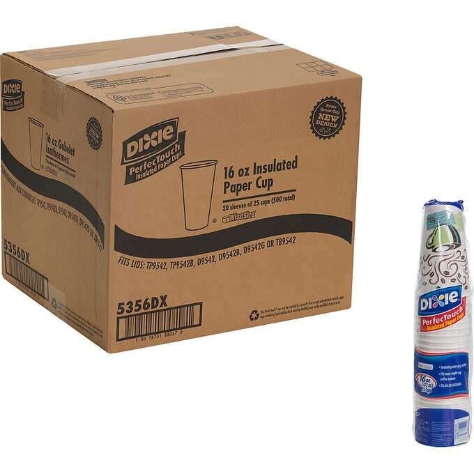 Dixie Perfect Touch Cool Beans Design 16oz