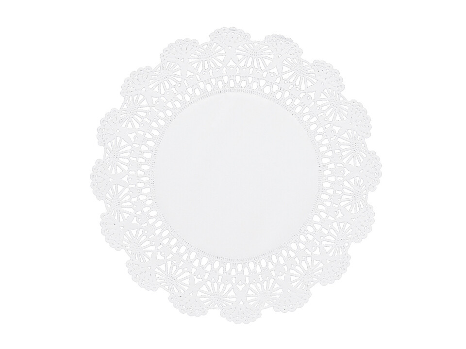 Hoffmaster Cambridge White Lace 12" Round