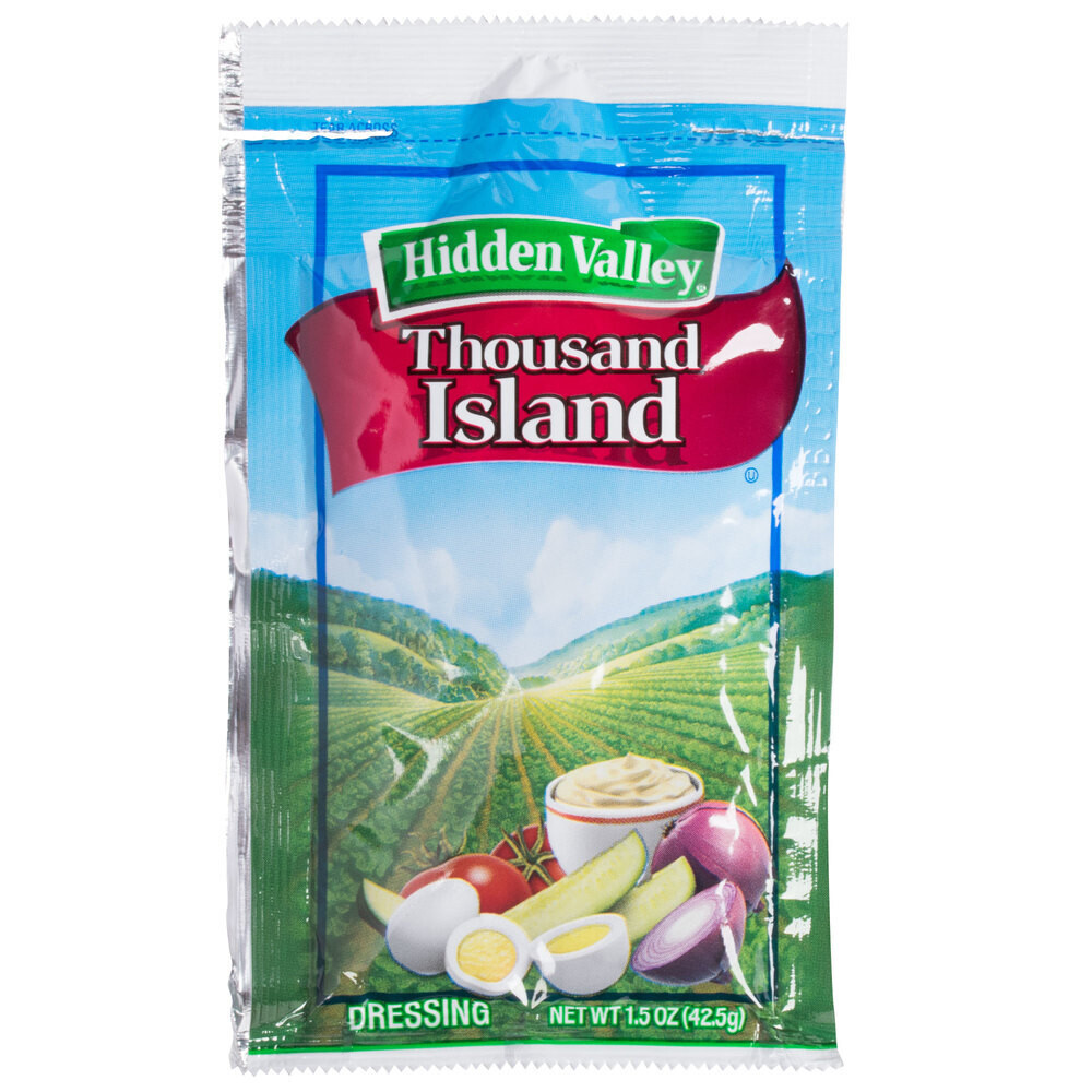 Hidden Valley Thick &amp; Creamy 1000 Island Packets 1.5oz