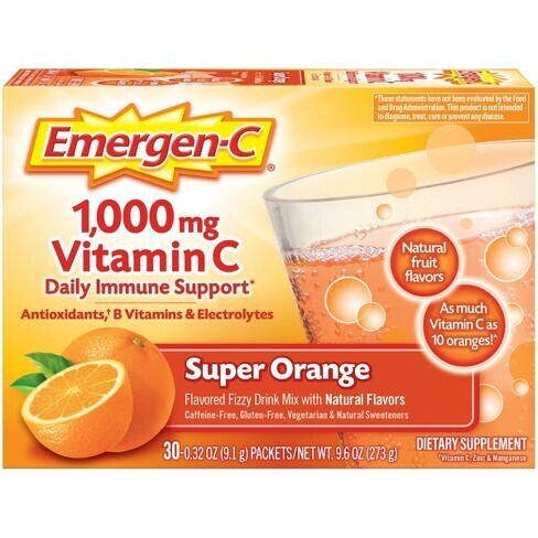Emergen-C Super Orange Packets 30ct