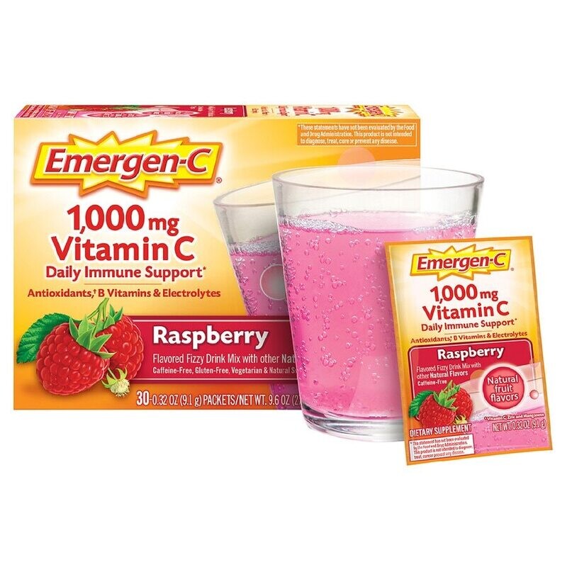 Emergen-C Raspberry 30ct Packets