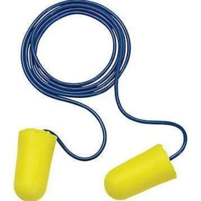 EAR Taper Fit Corded Foam Earplugs Polybag