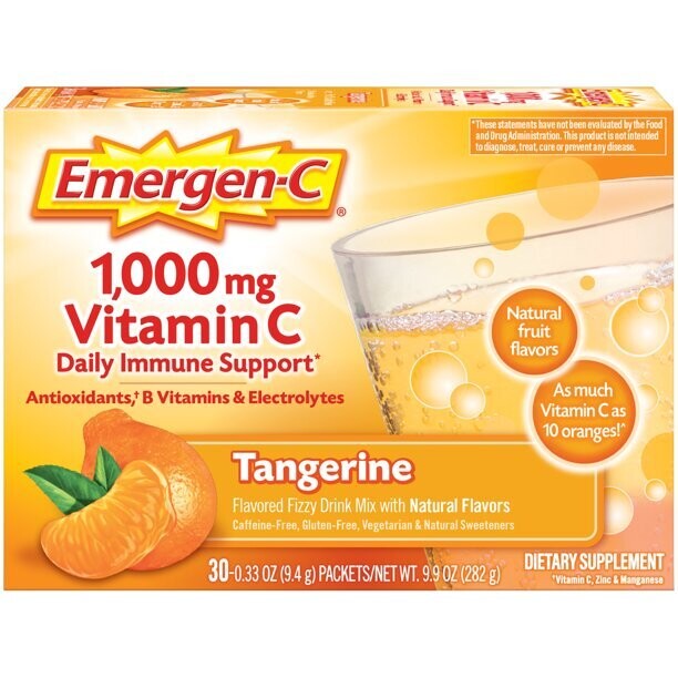 Emergen-C Tangerine 30ct Packets