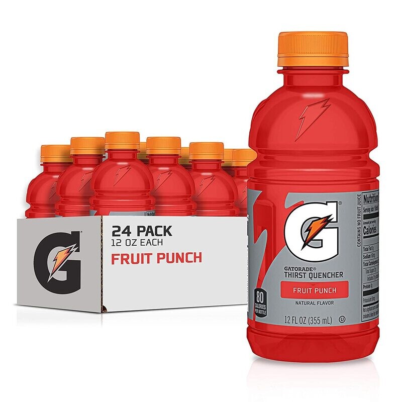 Gatorade Fruit Punch 12oz Bottles