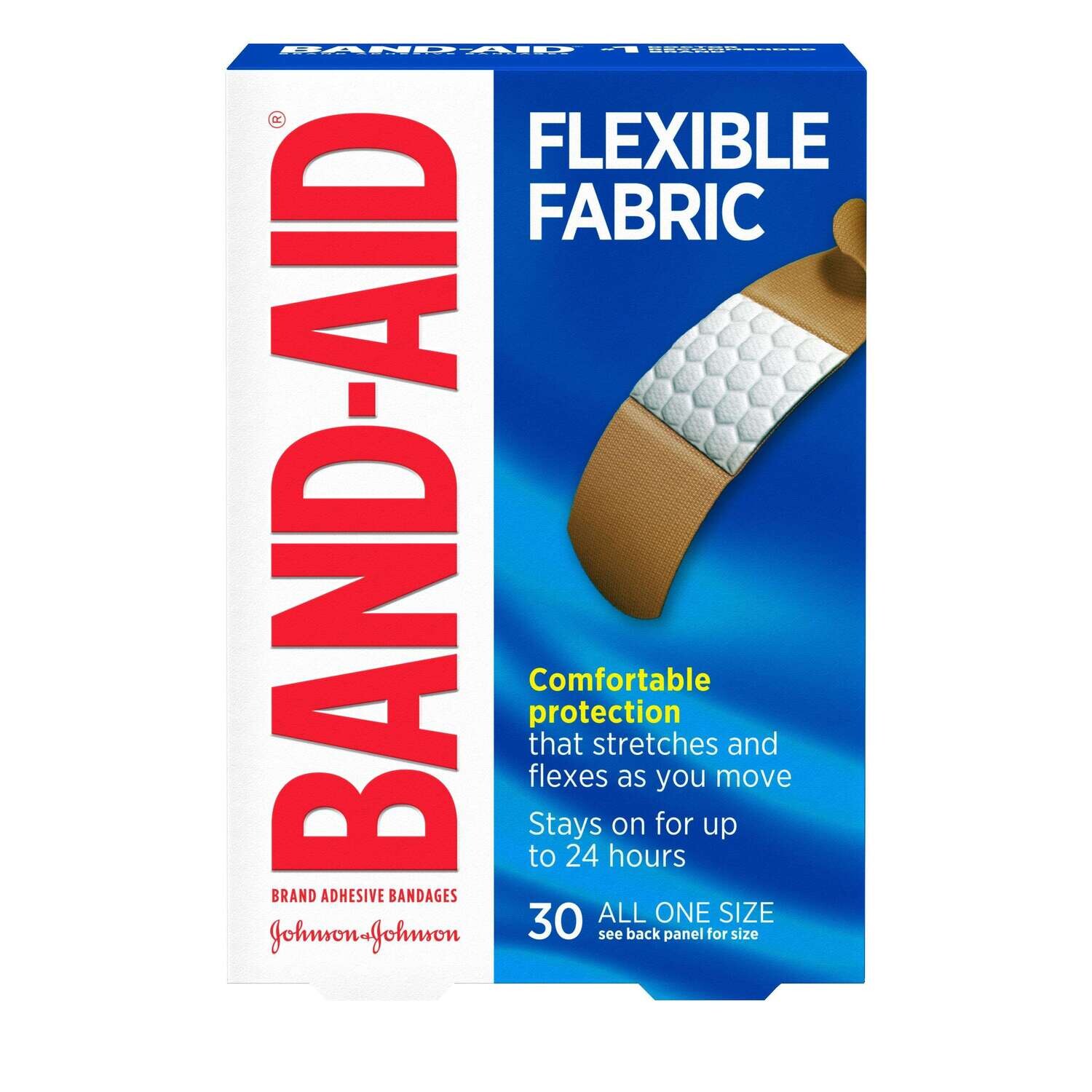 J &amp; J Bandaids Flex Fabric One Size 30ct