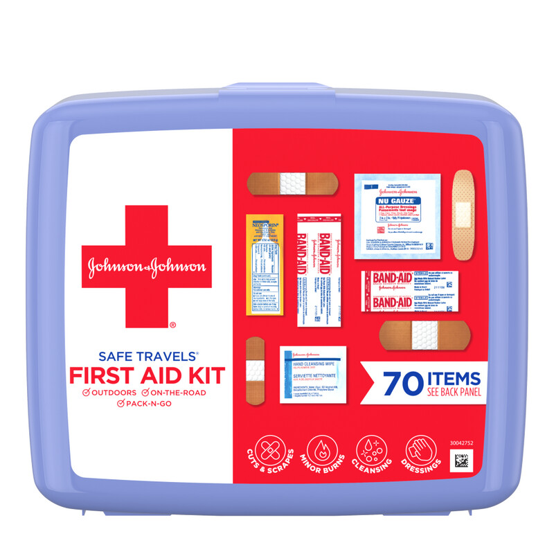 Johnson &amp; Johnson Safe Travels First Aid Kit