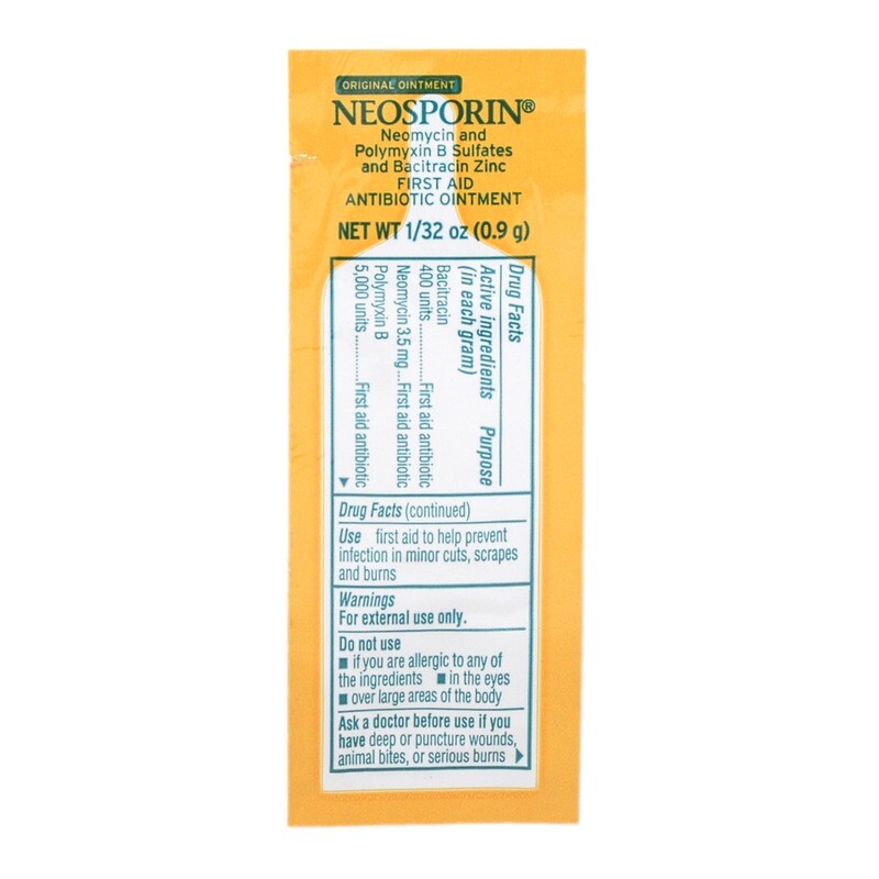 Neosporin Ointment Single Use Packet