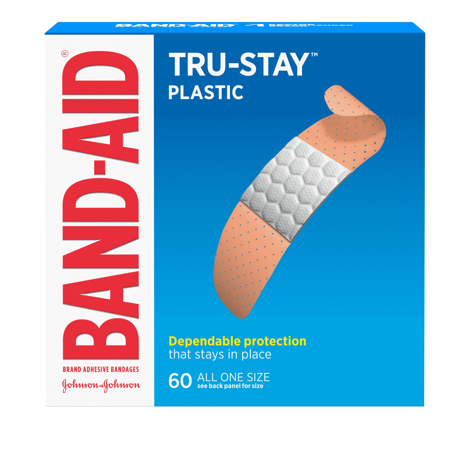 J &amp; J Bandaids Flex Fabric One Size 60ct
