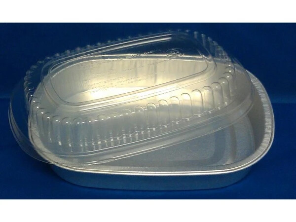 HFA Dual Oven Medium Entree 9.75" x 7.75" Foil Pan