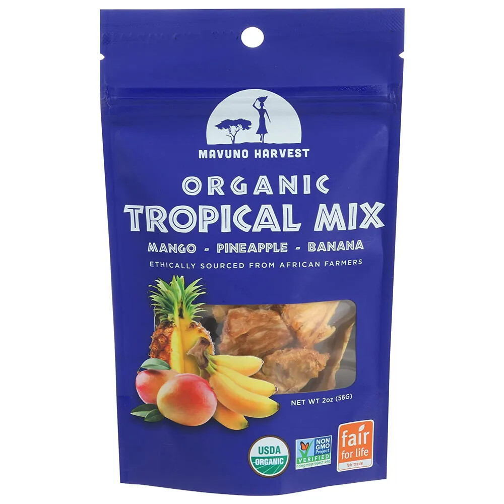 Mavuno Harvest Dried Organic Tropical Mix 2oz