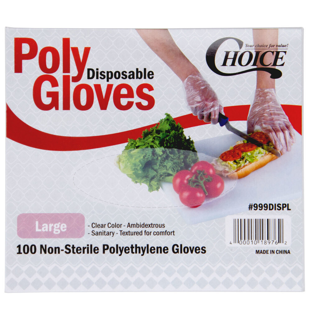 Choice Poly Food Service Large 100ct