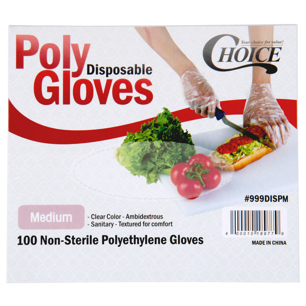 Choice Poly Food Service Medium 100ct