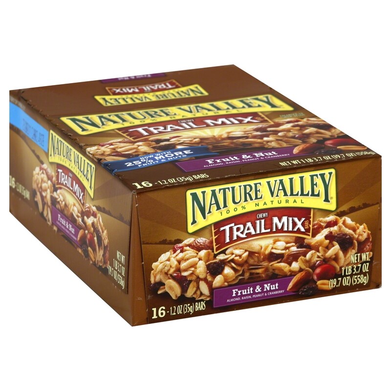 Nature Valley Chewy Trail Mix Fruit &amp; Nut Bar 1.2oz