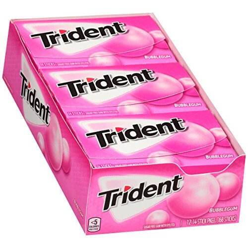 Trident Value Bubble Gum 14ct