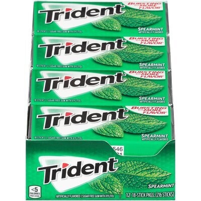 Trident Value Spearmint 18ct