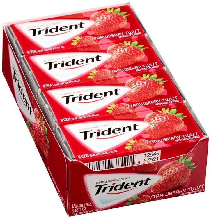 Trident Strawberry Twist 18ct