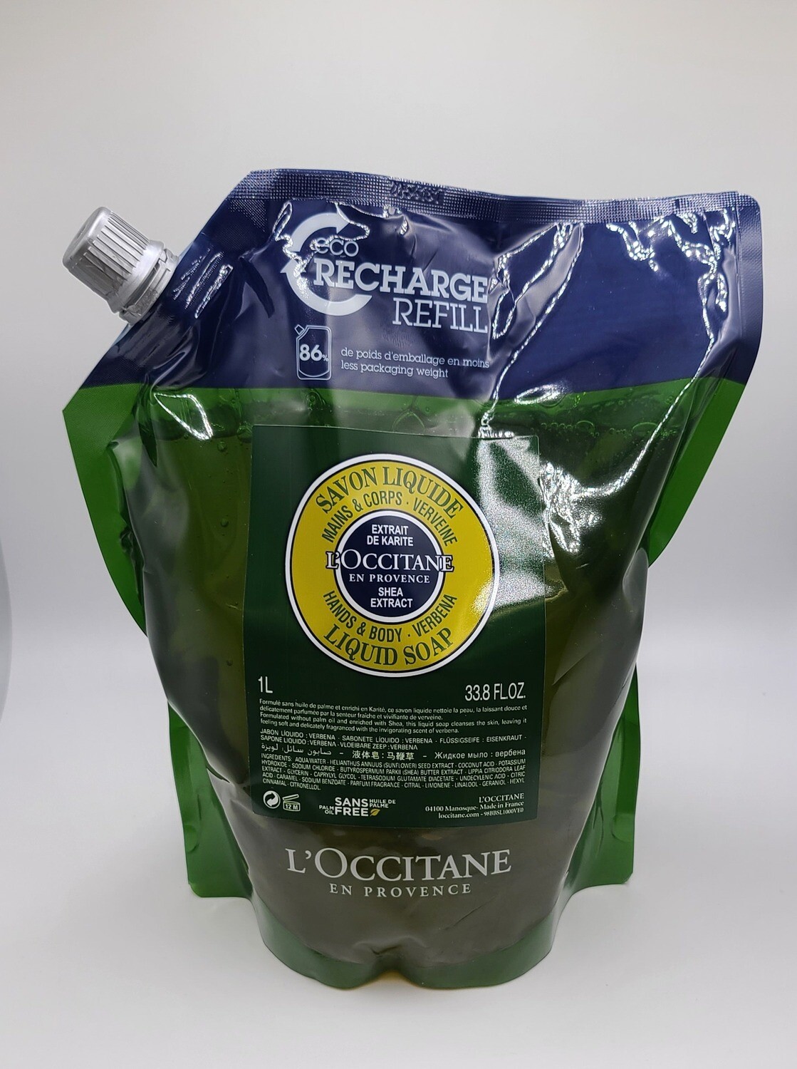 L'Occitane Verbena Soap Refill- One Liter