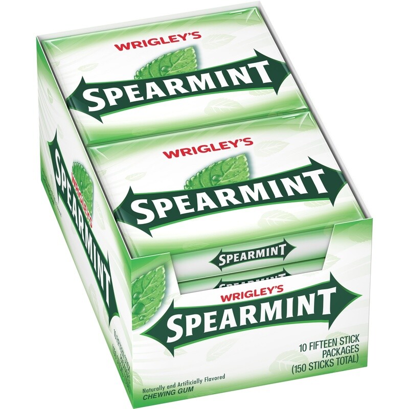 Wrigley's Spearmint Slim Pack 15ct