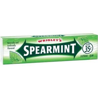 Wrigley's Spearmint 5 Stick Gum