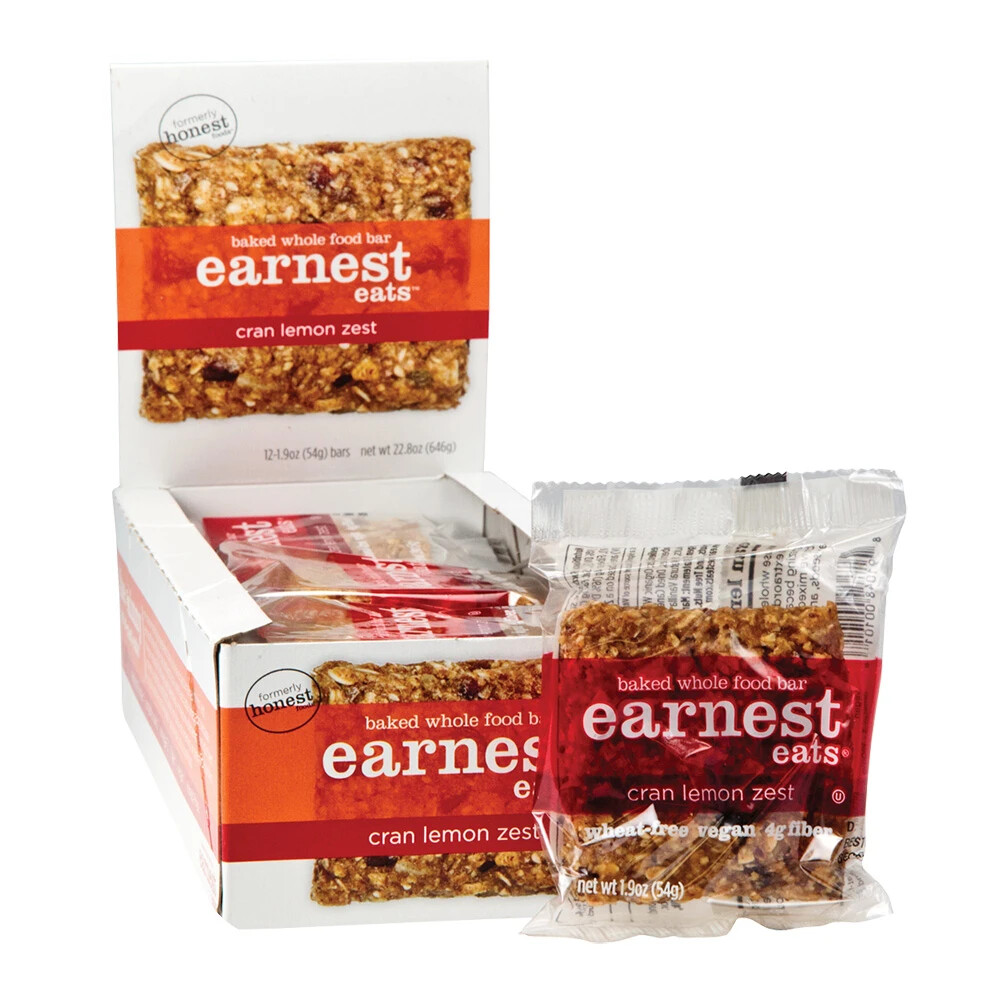 Earnest Eats Cran-Lemon Zest Bars 1.94oz