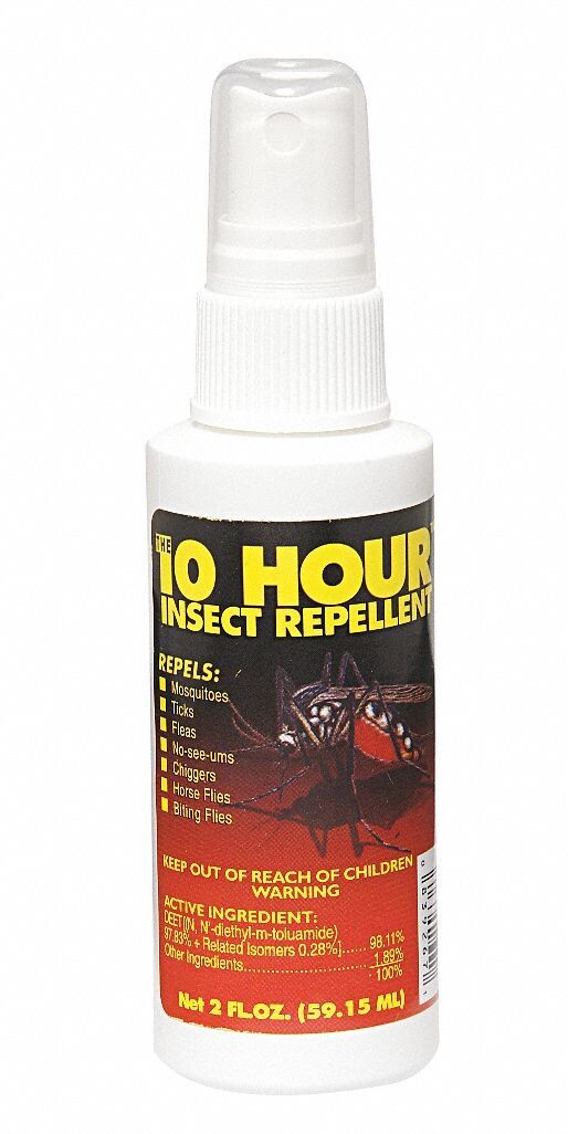 Tec-Labs 10 Hour 100% DEET Insect Repellant 2oz Pump