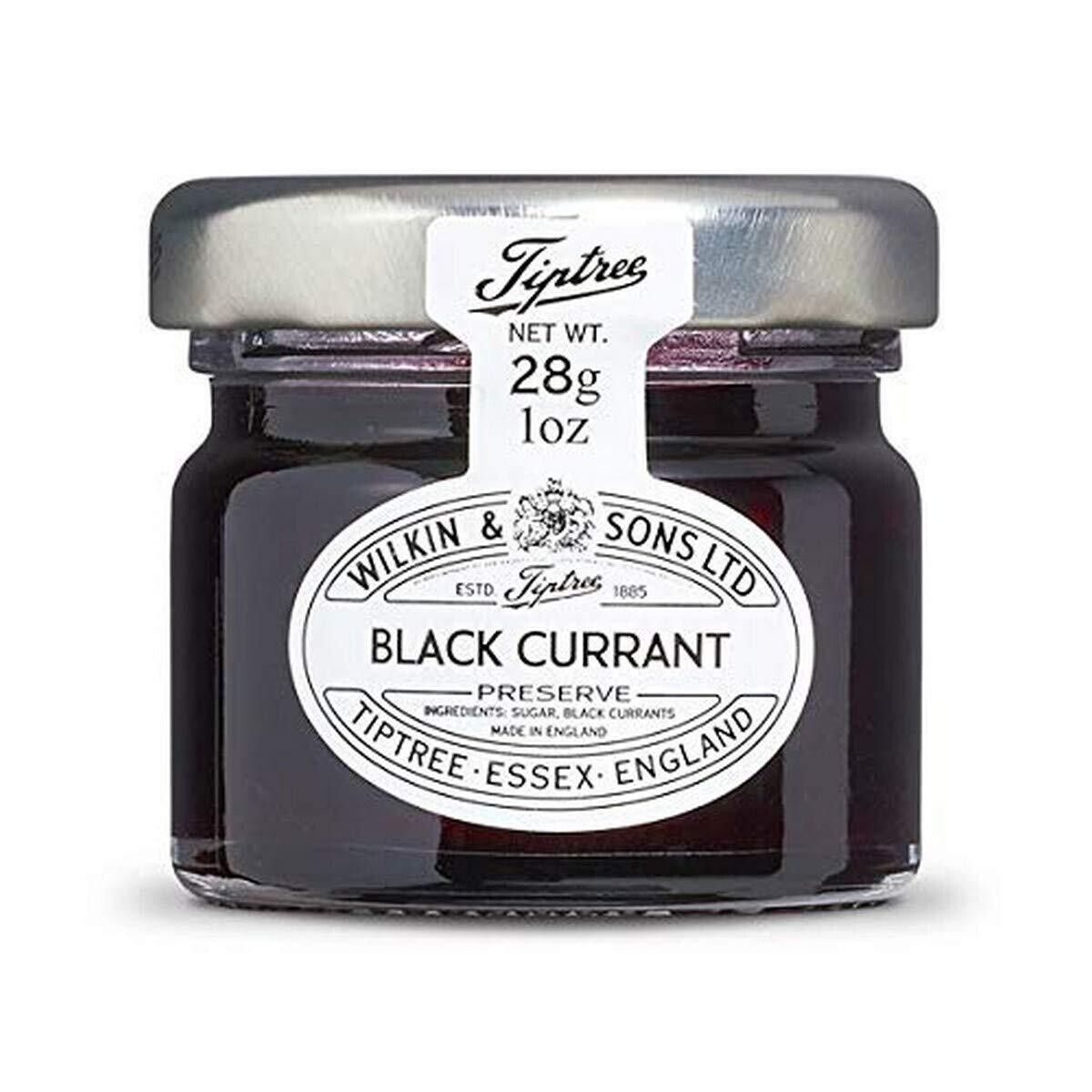 Tiptree Black Current Preserve 1oz Glass