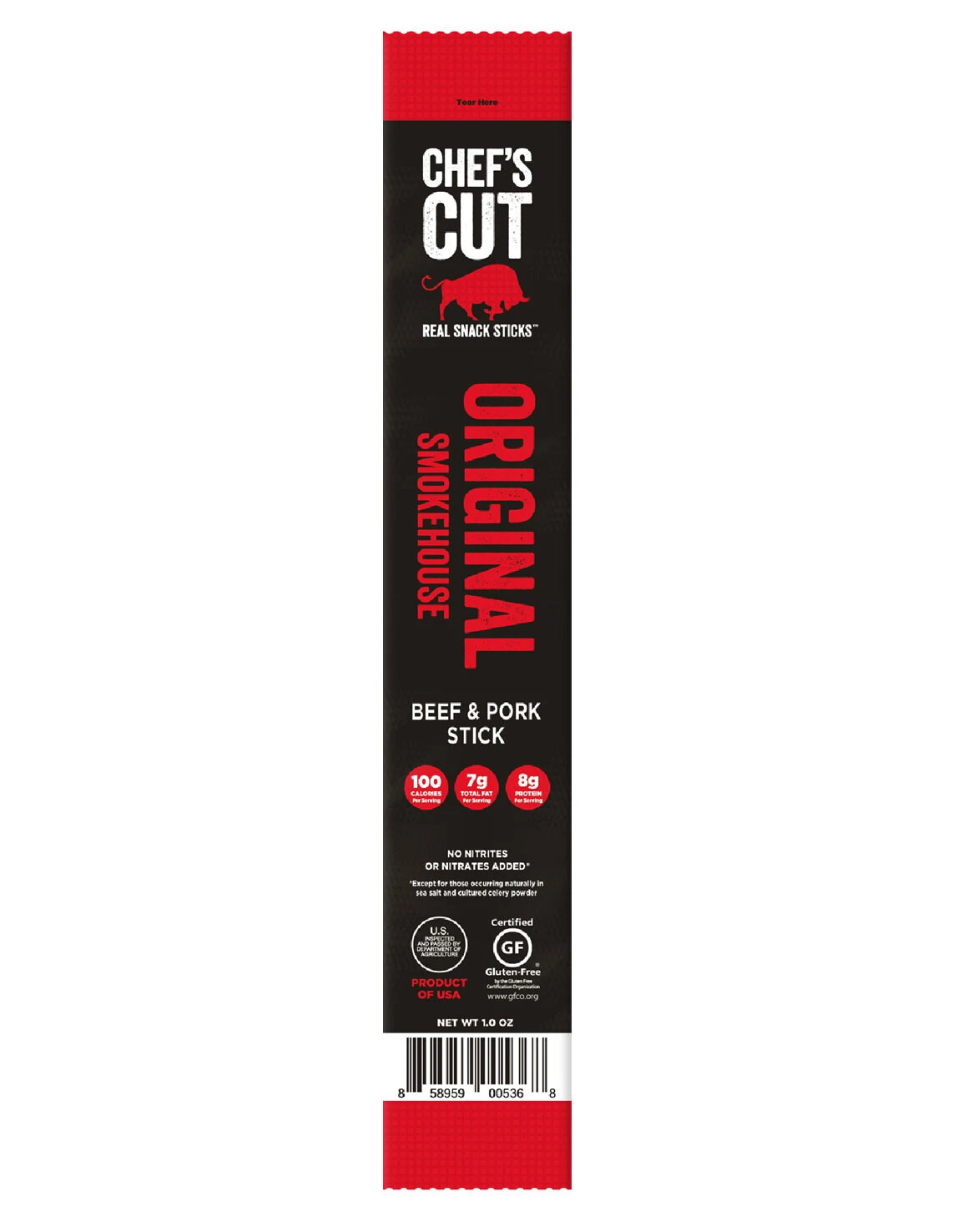 Chef's Cut Original Smokehouse Beef &amp; Pork Stick 1oz