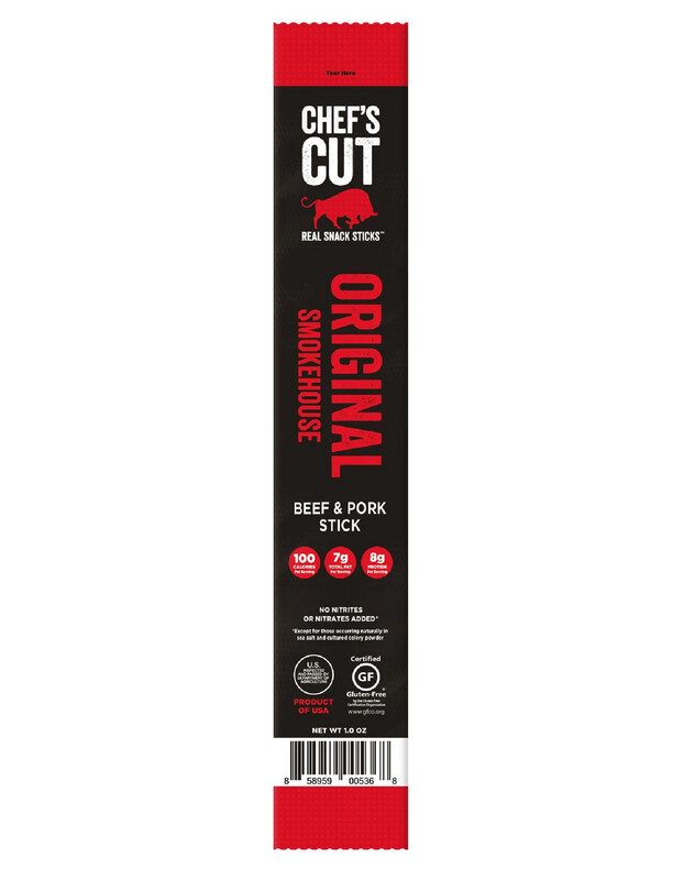 Chef&#39;s Cut Original Smokehouse Beef &amp; Pork Stick 1oz