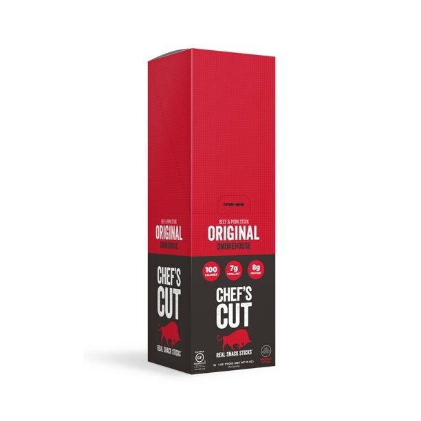 Chef's Cut Original Smokehouse Beef &amp; Pork Stick 1oz