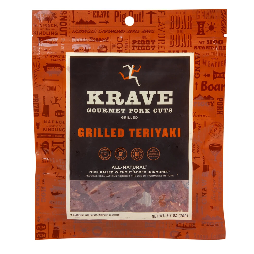 Krave Grilled Teriyaki Pork 2.7oz