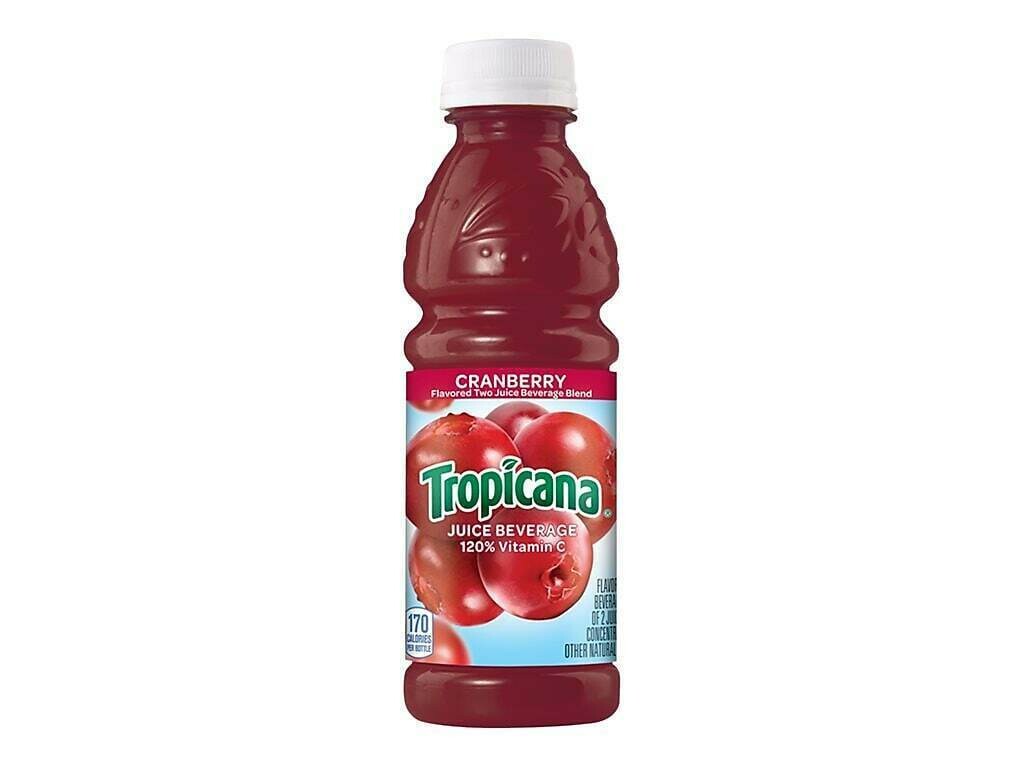Tropicana Cranberry 10oz Plastic