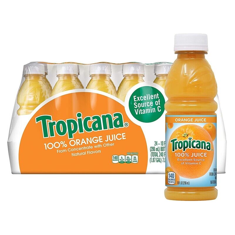 Tropicana Orange 10oz Plastic