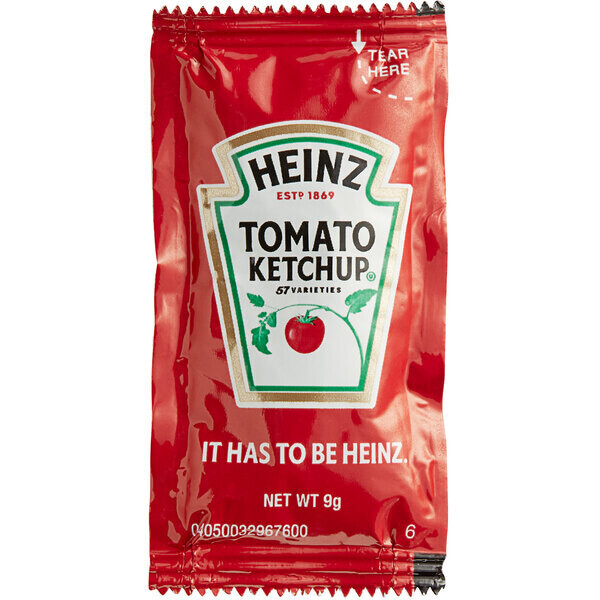 Heinz Ketchup Packets 9g