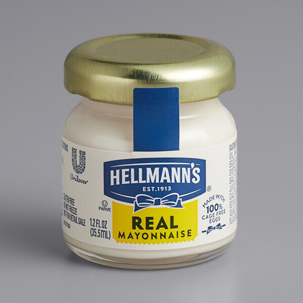Hellman's Mayo 1.2oz Glass