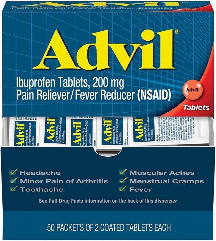 Advil Tablets 2pk Single Dose