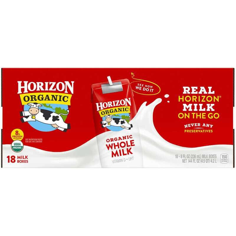 Horizon Organic Reduced Fat 1% Milk 8oz