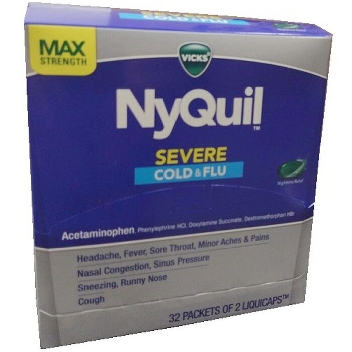 Vicks NyQuil Severe Multi-Symptom 2pk