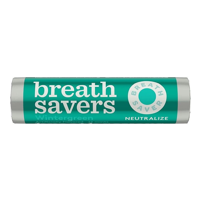 Breath Savers Wintergreen Rolls