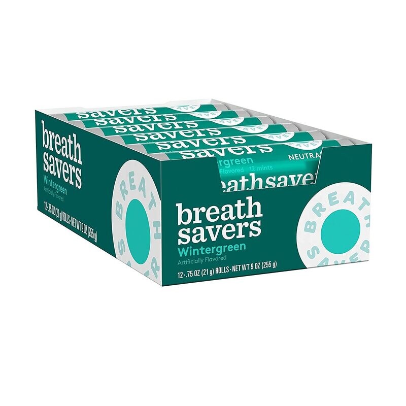Breath Savers Wintergreen Rolls