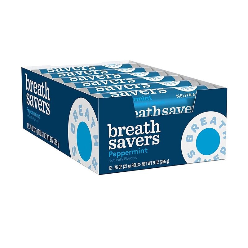 Breath Savers Peppermint Rolls