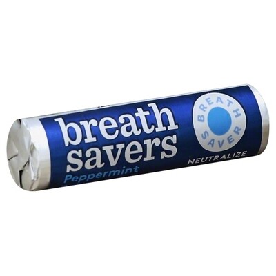 Breath Savers Peppermint Rolls