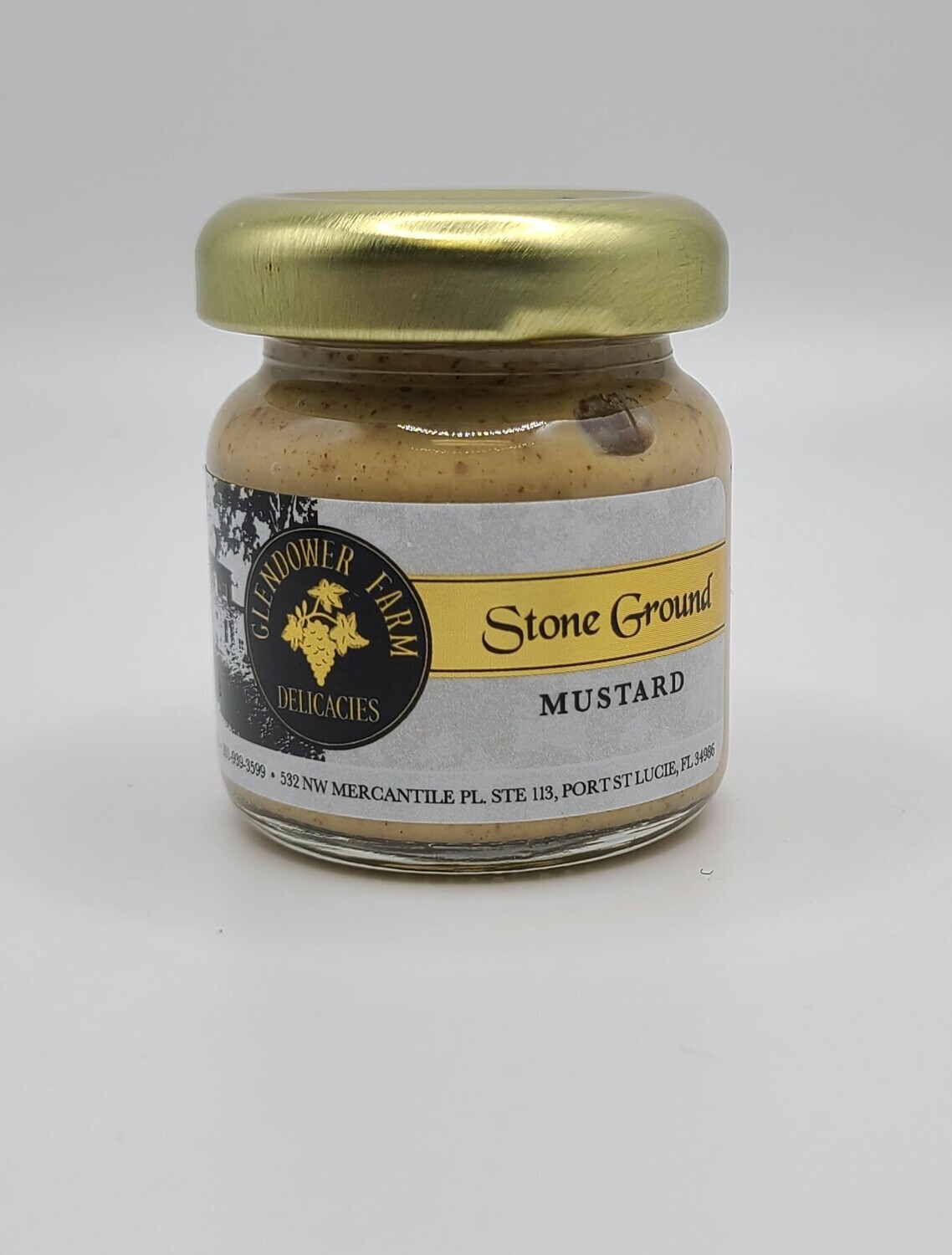 Glendower Farm Stone Ground Mustard 1.4oz