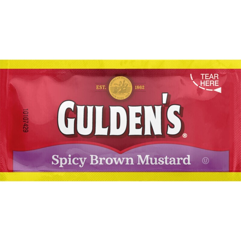Gulden's Spicy Brown Mustard Packets .32oz