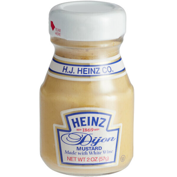 Heinz Dijon Mustard 2oz Glass